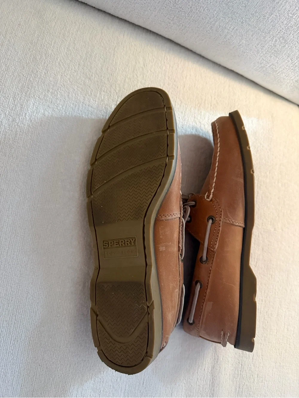 Sperry Tan Leather Classic 2-Eye Boat Shoes